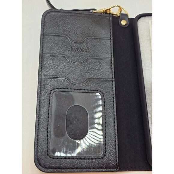 New Wallet phone case for Galaxy S22 5G Black - Picture 5 of 8